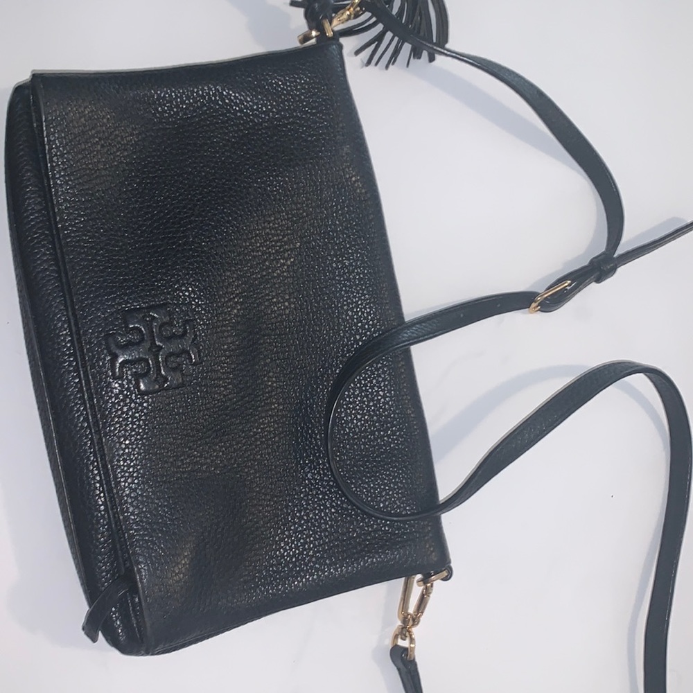 Tory Burch Black Leather Crossbody